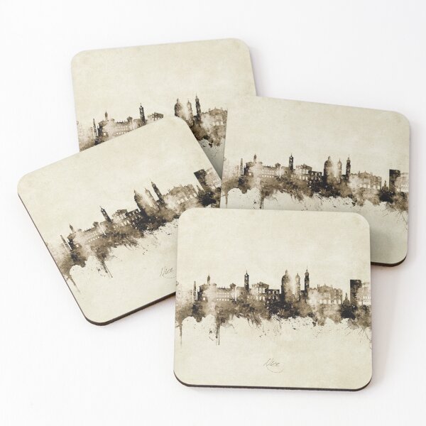 Item preview, Nice France Skyline designed and sold by ArtPrints.