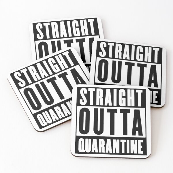 Aperçu de l'œuvre Straight Outta Quarantine - version propre créée et vendue par dorsetfrog.