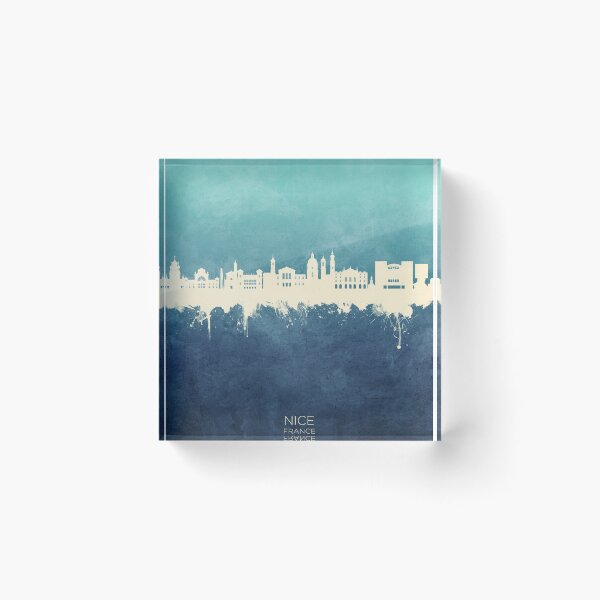 Artikelvorschau, Nice France Skyline entworfen und verkauft von ArtPrints.