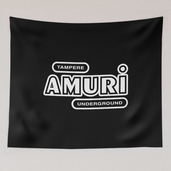 Item preview, Tampere Amuri Underground (valkoinen teksti) designed and sold by futurytmi.