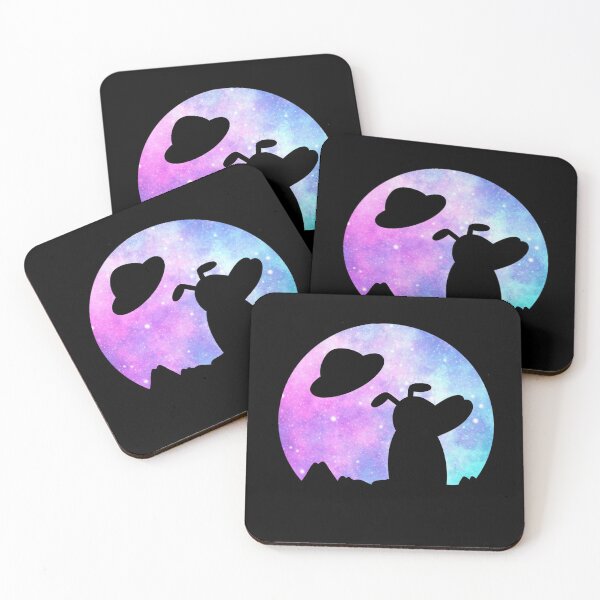 Cosmic Courage the Cowardly Dog Coasters (Set of 4)