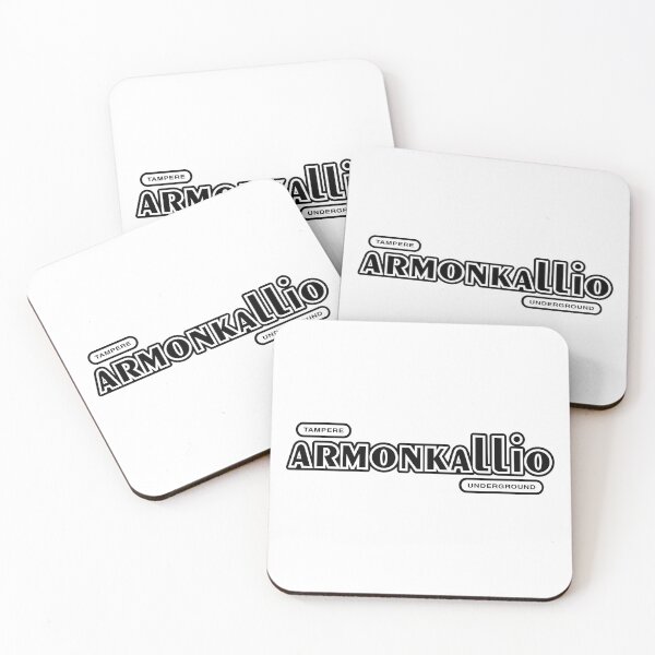 Item preview, Tampere Armonkallio Underground (musta teksti) designed and sold by futurytmi.
