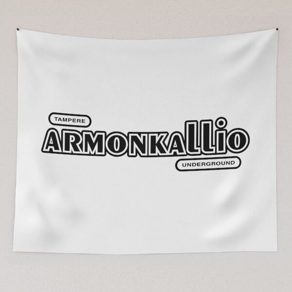 Item preview, Tampere Armonkallio Underground (musta teksti) designed and sold by futurytmi.