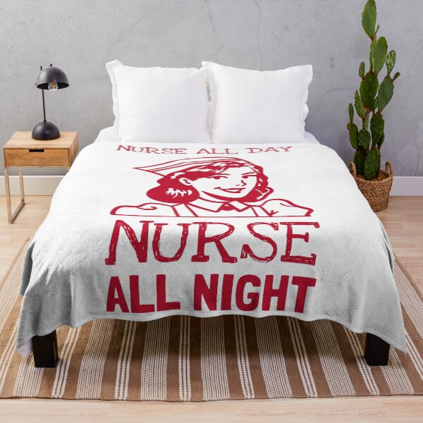 Item preview, Nurse all day, nurse all night T-Shirt designed and sold by NerdySherds.
