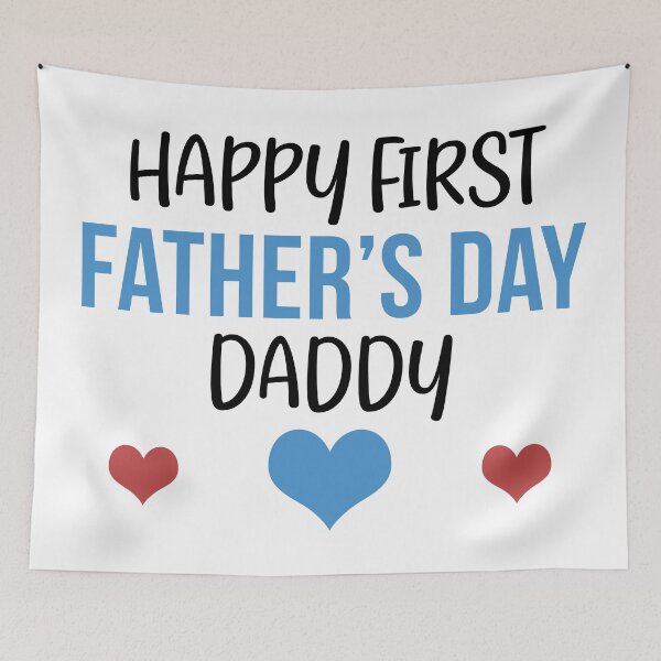 Item preview, Happy first Fathers Day Daddy designed and sold by tiredteddy.