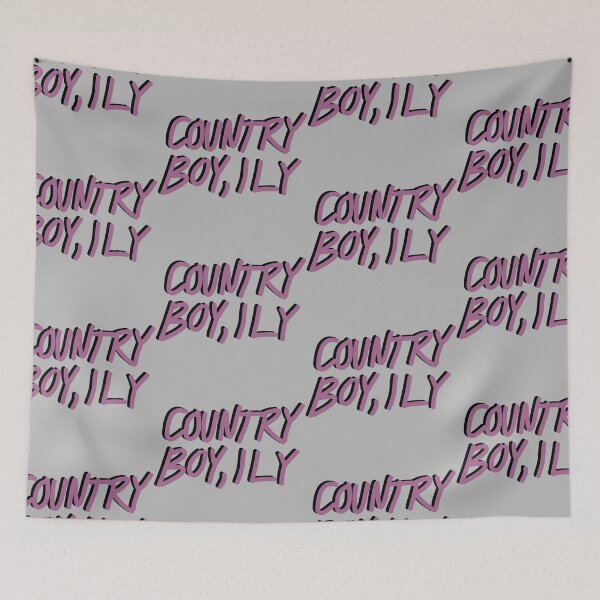 Item preview, country boy, ily – purple designed and sold by dalvago.