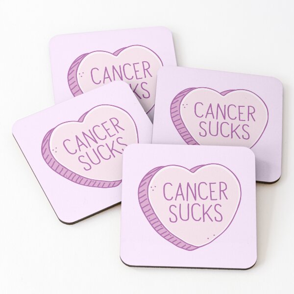 Item preview, cancer sucks candy heart designed and sold by jazzydevil.
