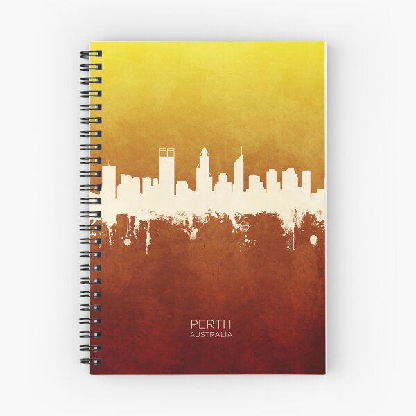Aperçu de l'œuvre Perth Australia Skyline créée et vendue par ArtPrints.