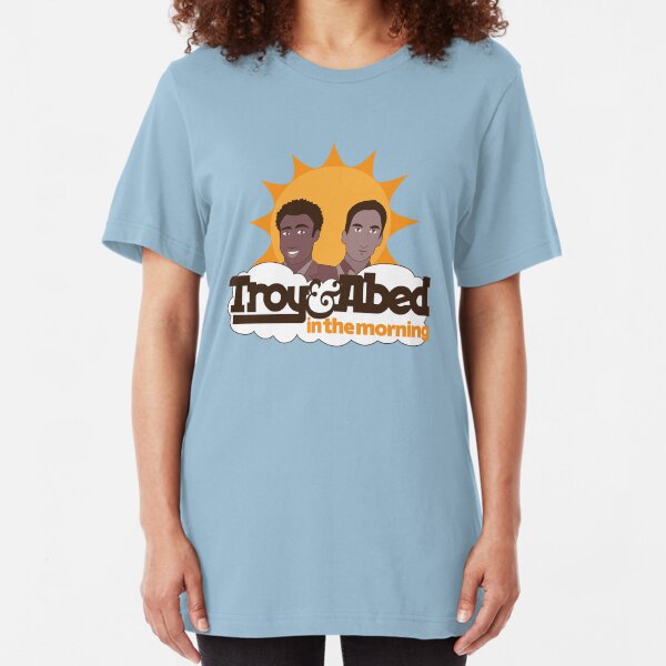 Troy and Abed In The Morning Slim Fit T-Shirt