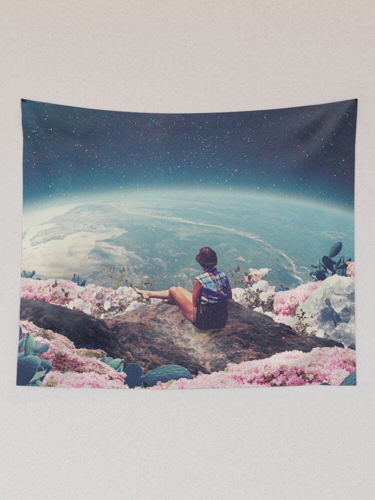 Thumbnail 2 of 3, Tapestry, My World Blossomed when I Loved You designed and sold by FrankMoth.