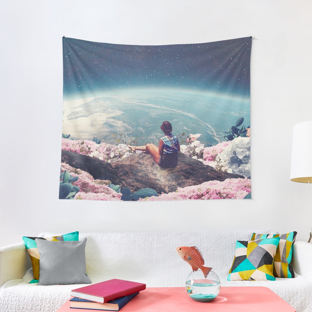 My World Blossomed when I Loved You Tapestry