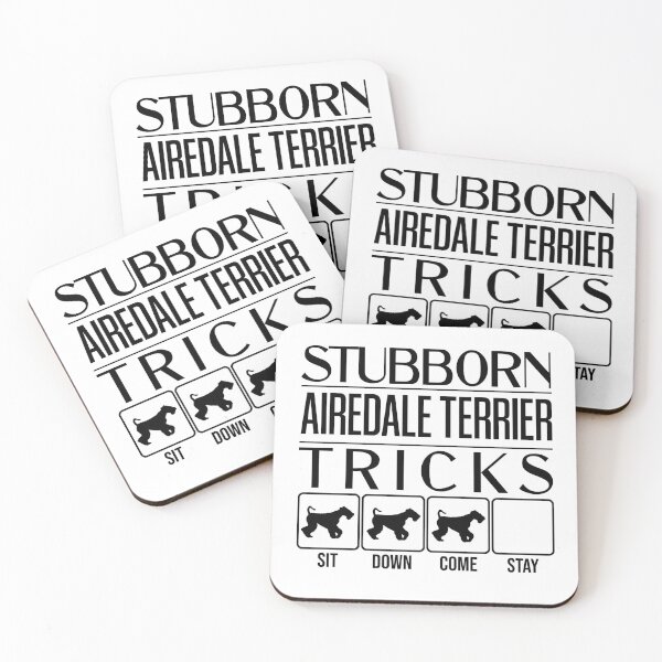 Item preview, Funny Airedale Terrier Design: Stubborn Airedale Terrier Tricks / Stubborn Dog Tricks, funny gift idea designed and sold by HEJAshirts.