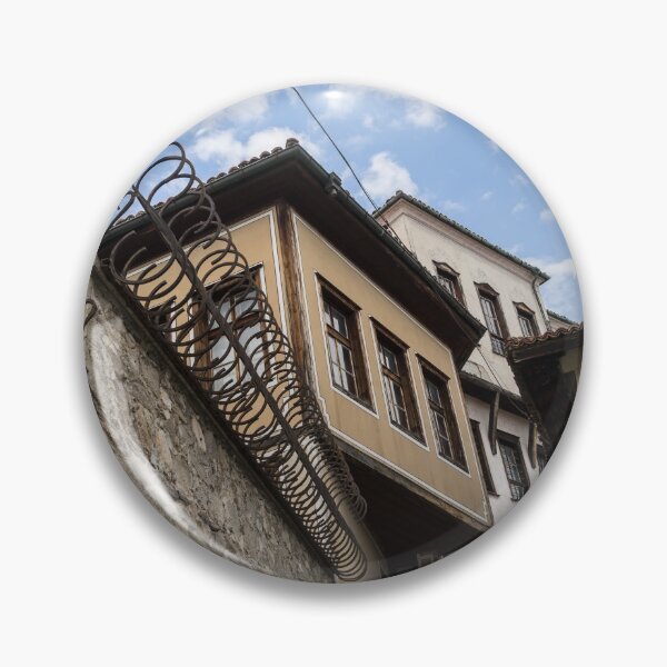 Item preview, Old Town Plovdiv - Cool Curly Fence and Classic Oriel Windows designed and sold by Georgia Mizuleva.