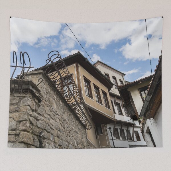 Item preview, Old Town Plovdiv - Cool Curly Fence and Classic Oriel Windows designed and sold by Georgia Mizuleva.