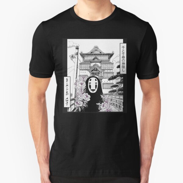 No Face Spirited Away hayao miyazaki Slim Fit T-Shirt