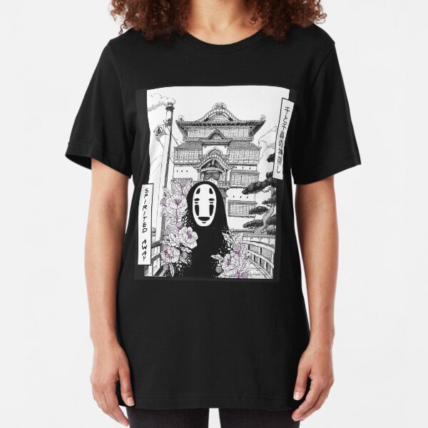 No Face Spirited Away hayao miyazaki Slim Fit T-Shirt