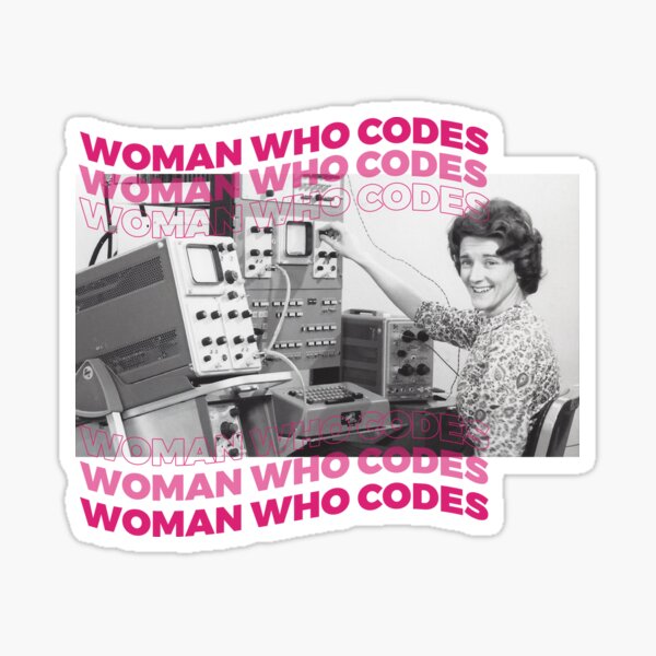 Item preview, WOMAN WHO CODES designed and sold by auror.