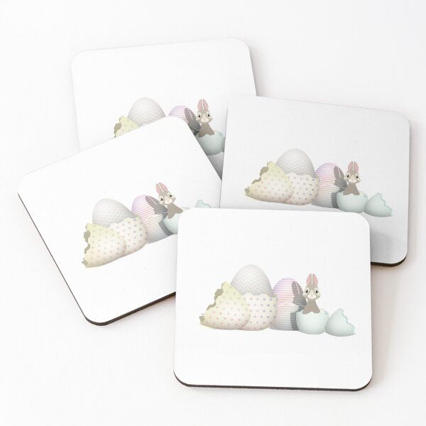 Item preview, Easter Bunny hatching from colored Easter Eggs  designed and sold by talgursmusthave.