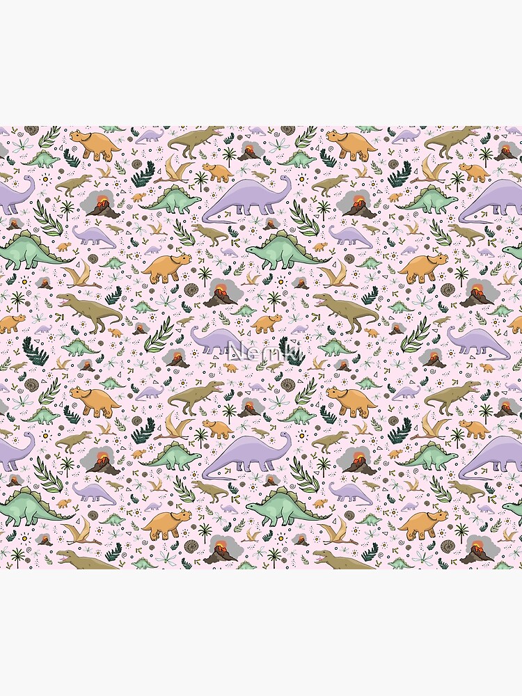 Dinosaurs in Pink by Nemki