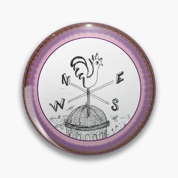 Item preview, Weather Vane mauve edges designed and sold by Jenni Ivins.