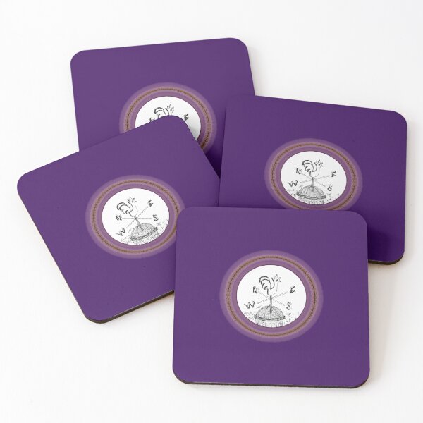 Item preview, Weather Vane mauve edges designed and sold by Jenni Ivins.
