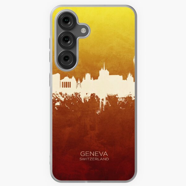 Item preview, Geneva Switzerland Skyline designed and sold by ArtPrints.