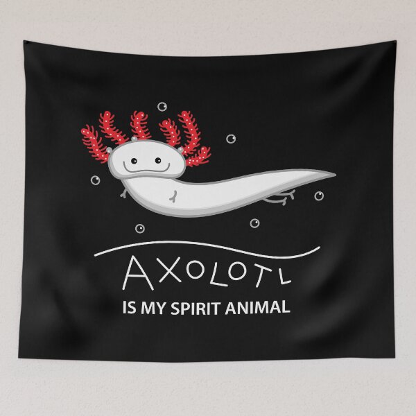 Item preview, Axolotl spirit animal designed and sold by spontania.