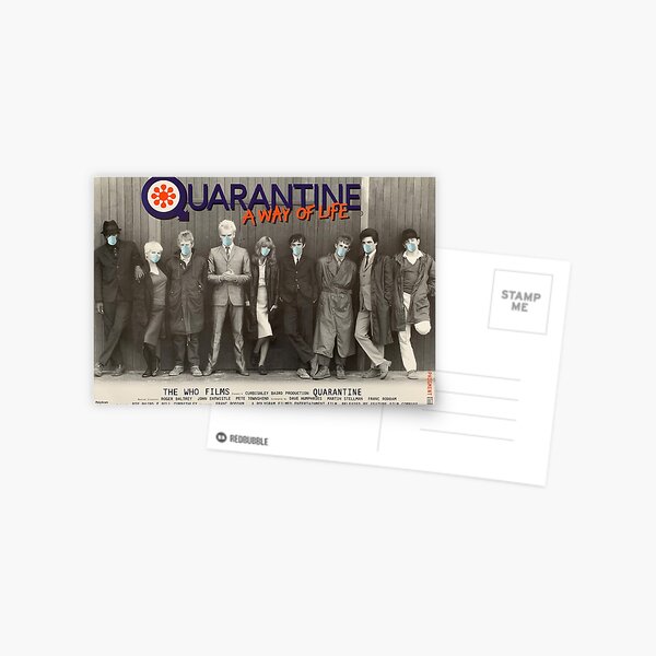 QUARANTINE - A WAY OF LIFE Postcard
