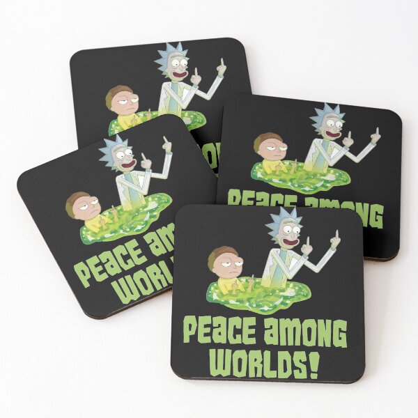 Rick and Morty Coasters (Set of 4)