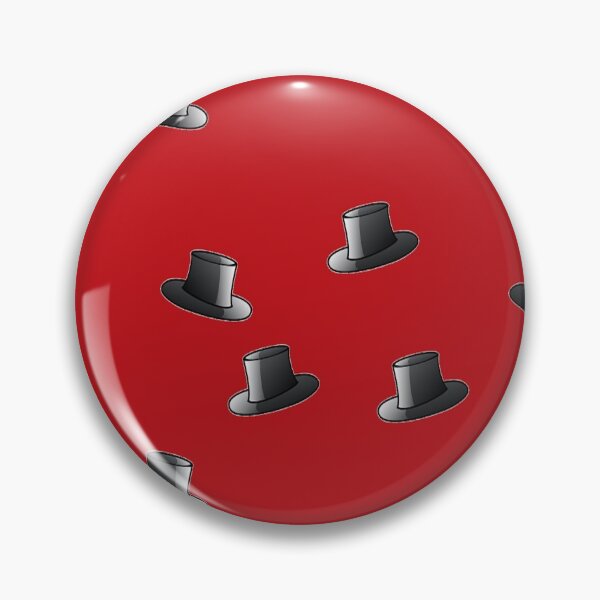 Item preview, Black top hats red pattern designed and sold by tetibright.