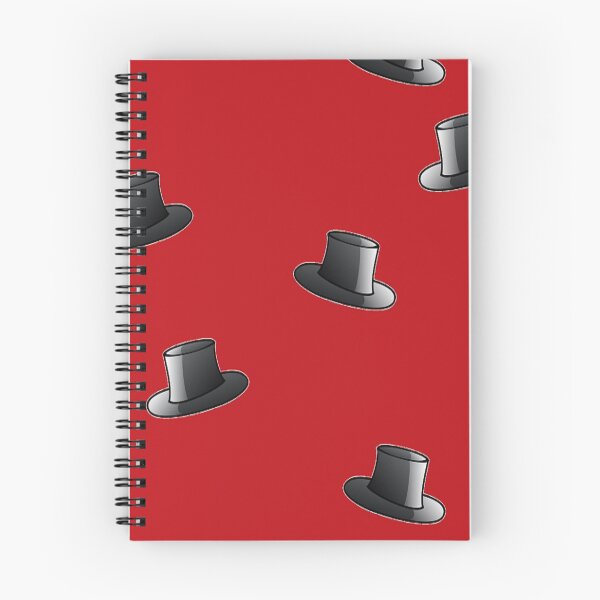 Item preview, Black top hats red pattern designed and sold by tetibright.