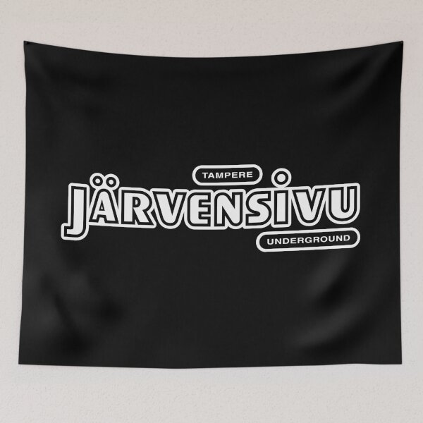 Item preview, Tampere Järvensivu Underground (valkoinen teksti) designed and sold by futurytmi.