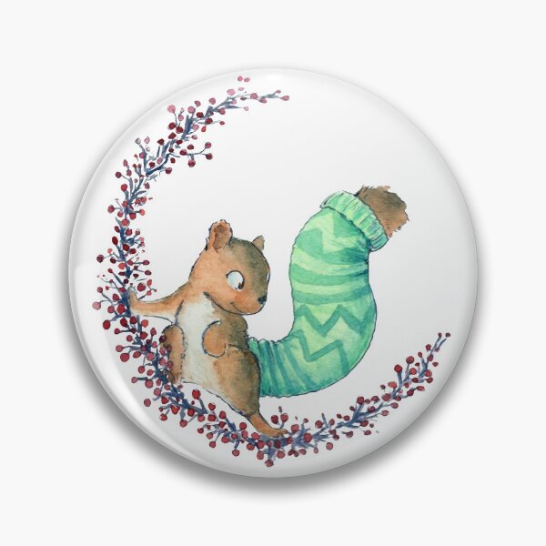 Item preview, Woodland Wreaths - squirrel designed and sold by aredblush.