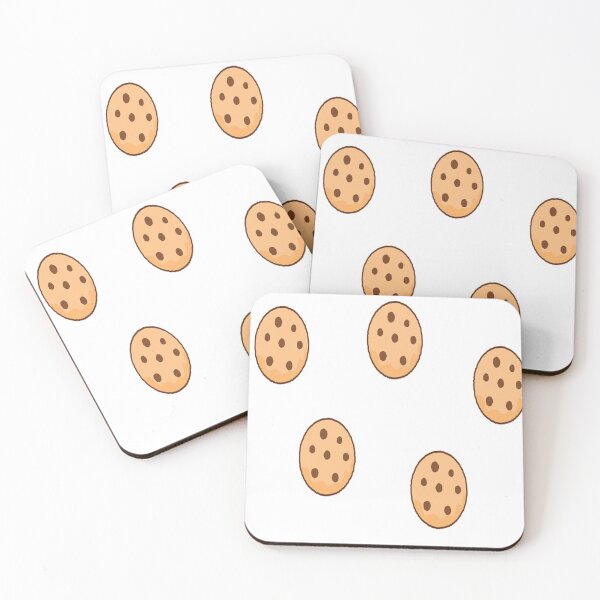Item preview, Choc chip cookies white pattern designed and sold by tetibright.