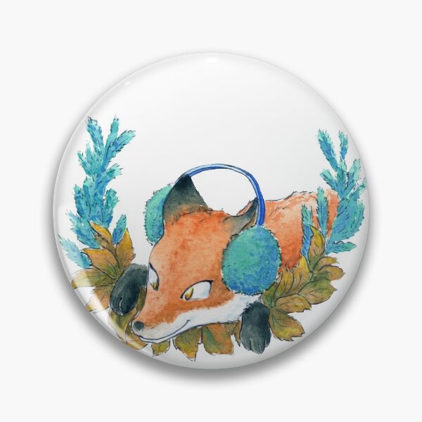 Item preview, Woodland Wreaths - fox designed and sold by aredblush.