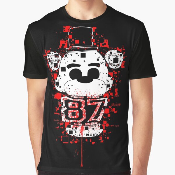 Fnaf Nightmare / Puppet ) T Shirt 100% Cotton Five Nights At Fnaf