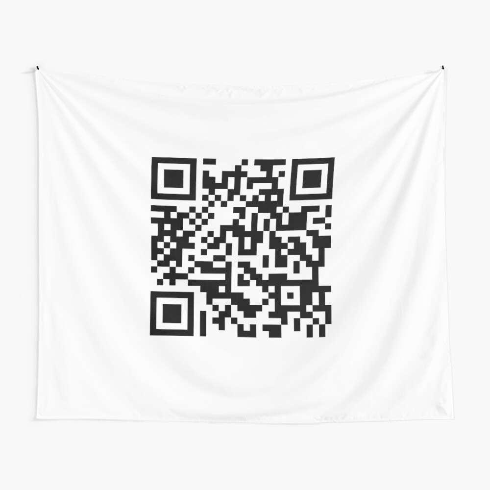 rick roll qr code moletom com capuz