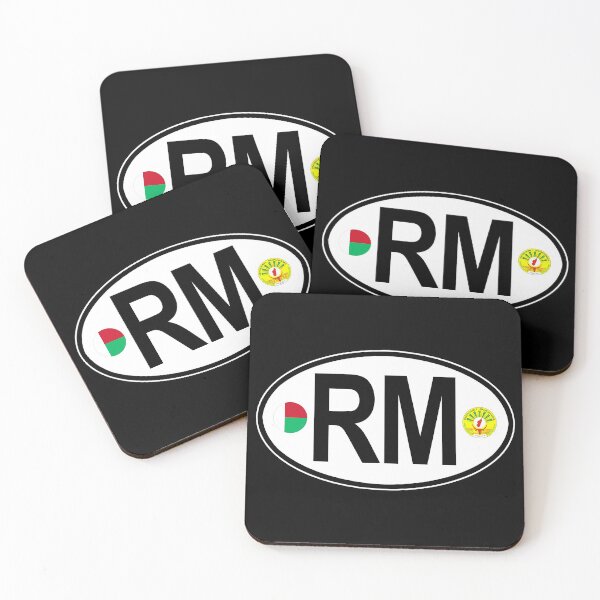 Item preview, Madagascar Oval Country Code Decal designed and sold by rogue-design.