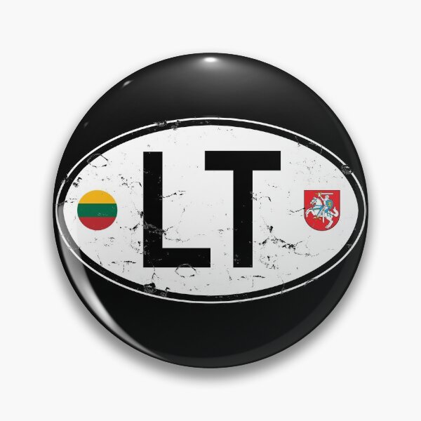 Item preview, Lithuania Oval Country Code Decal designed and sold by rogue-design.