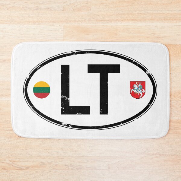 Item preview, Lithuania Oval Country Code Decal designed and sold by rogue-design.