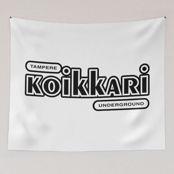 Item preview, Tampere Koikkari Underground (musta teksti) designed and sold by futurytmi.