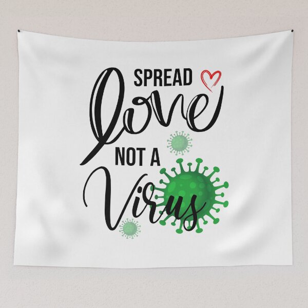 Artikelvorschau, Verbreite Liebe nicht als Virus entworfen und verkauft von KA DESIGNS.