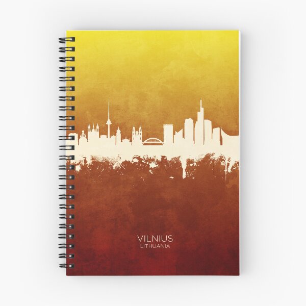 Item preview, Vilnius Lithuania Skyline designed and sold by ArtPrints.
