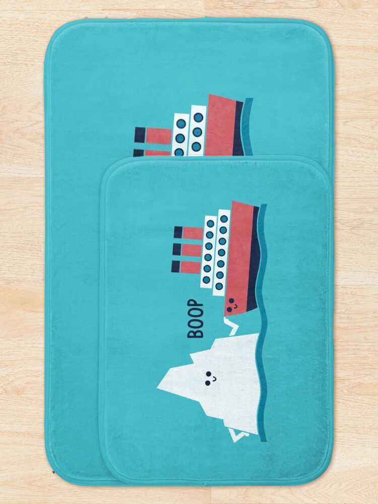 Thumbnail 5 of 6, Bath Mat, Boop designed and sold by theodorezirinis.