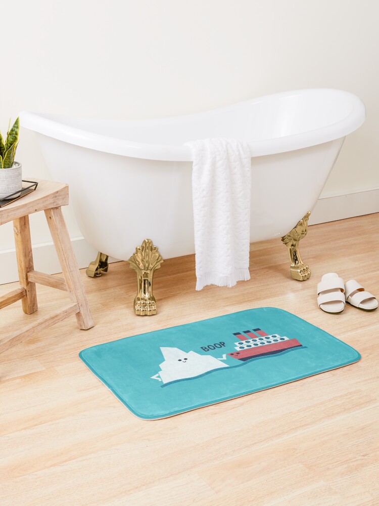 Thumbnail 2 of 6, Bath Mat, Boop designed and sold by theodorezirinis.