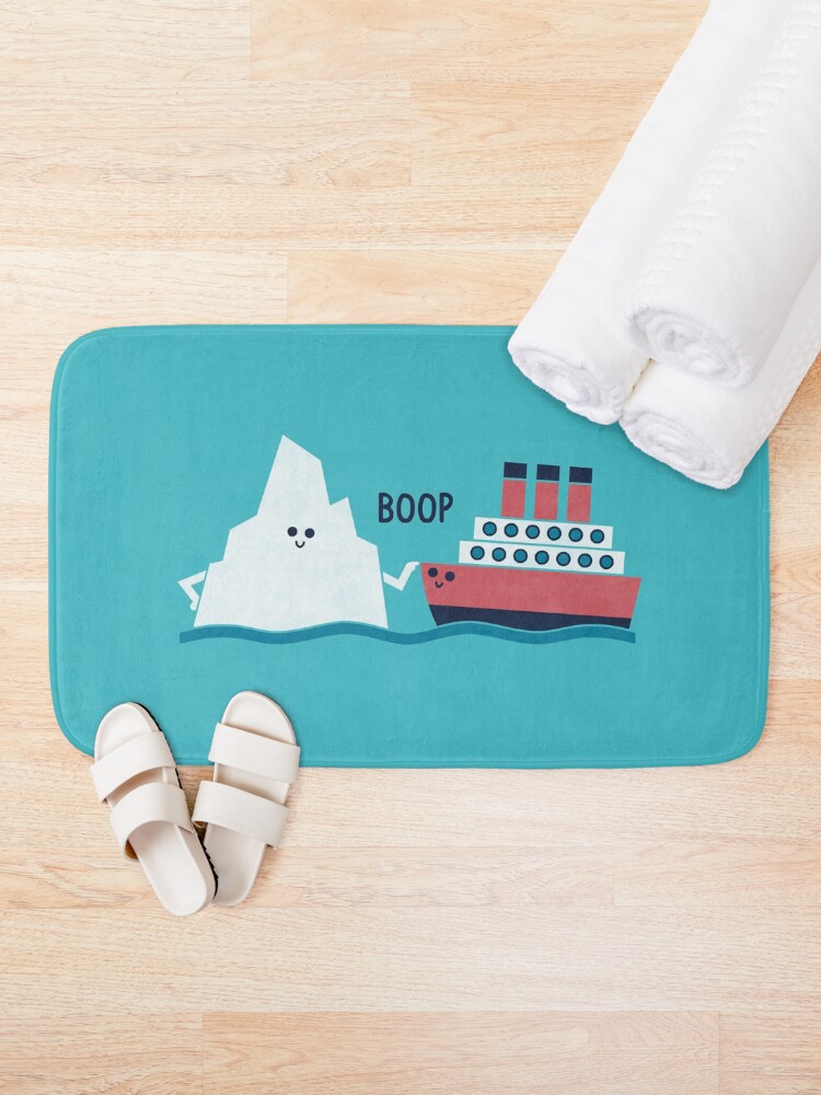 Thumbnail 1 of 6, Bath Mat, Boop designed and sold by theodorezirinis.