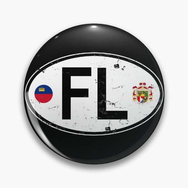 Item preview, Liechtenstein Oval Country Code Decal designed and sold by rogue-design.