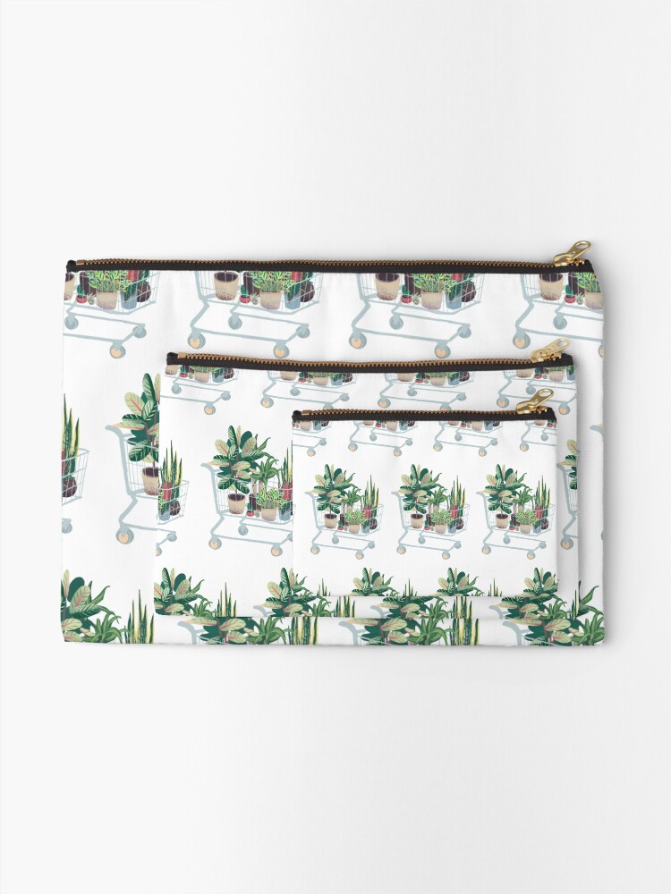 Alternate view of Plant friends Zipper Pouch