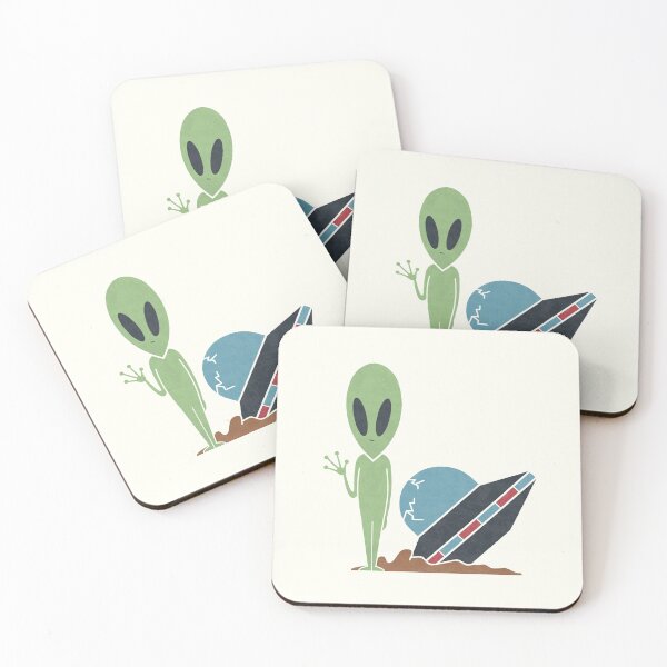 Item preview, Ufo Crash designed and sold by HandsOffMyDinosaur.