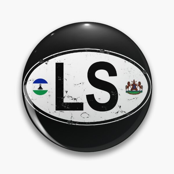 Item preview, Lesotho Oval Country Code Decal designed and sold by rogue-design.